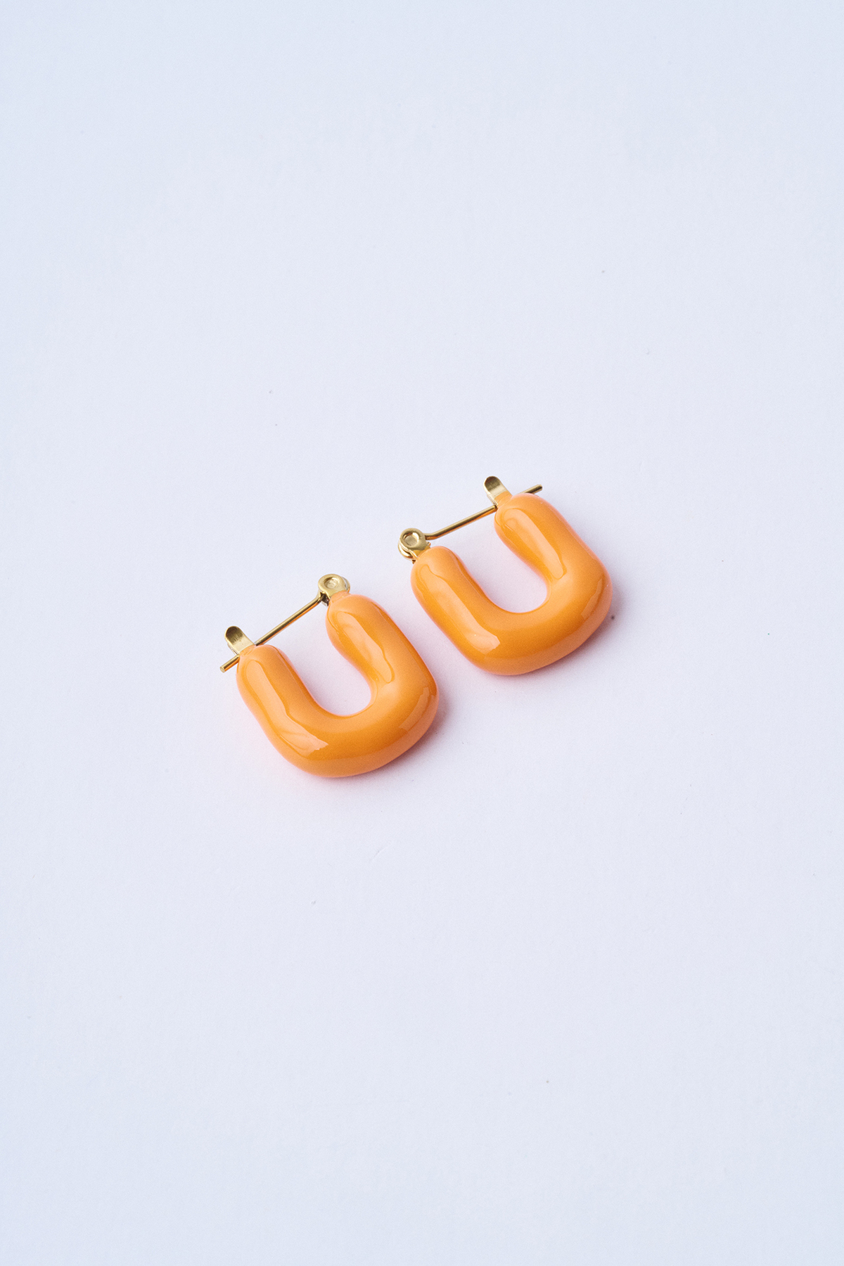 Bright Orange Küpe