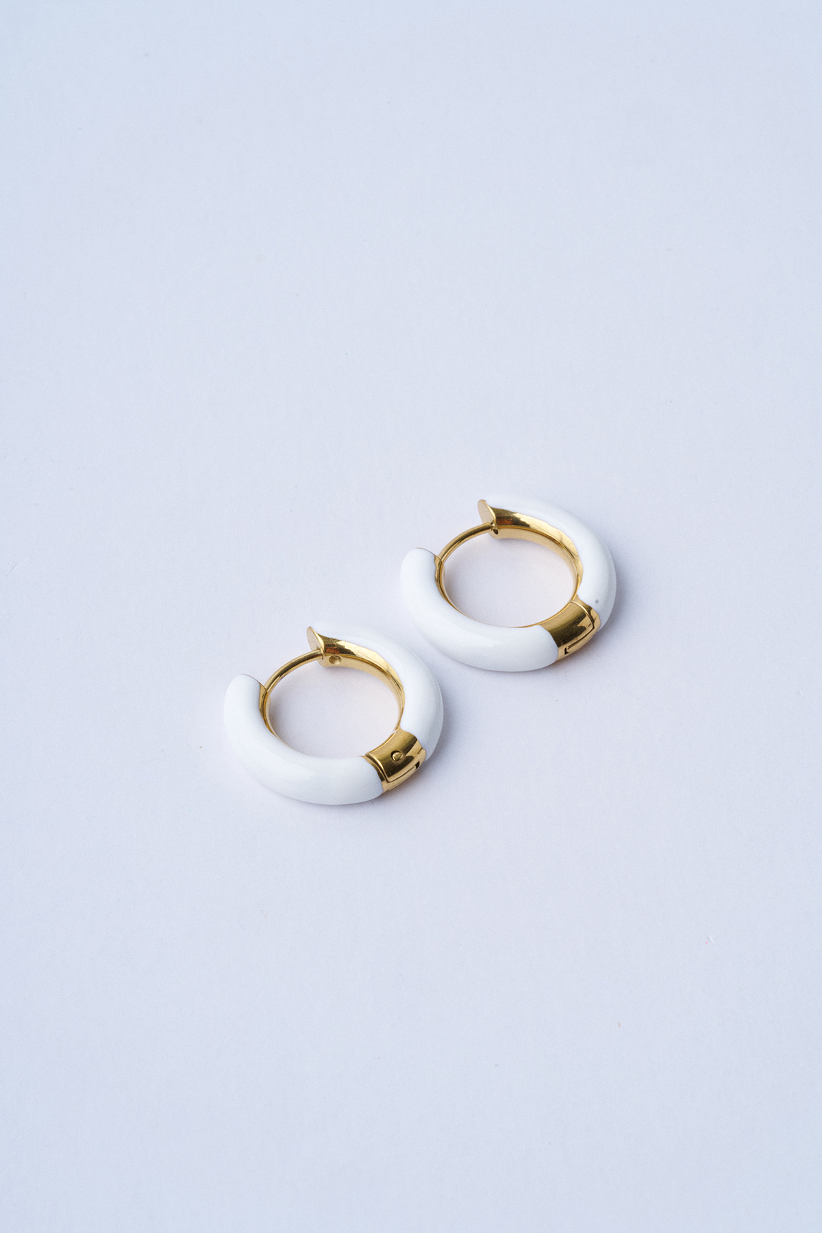 Minnie Gold-White Küpe