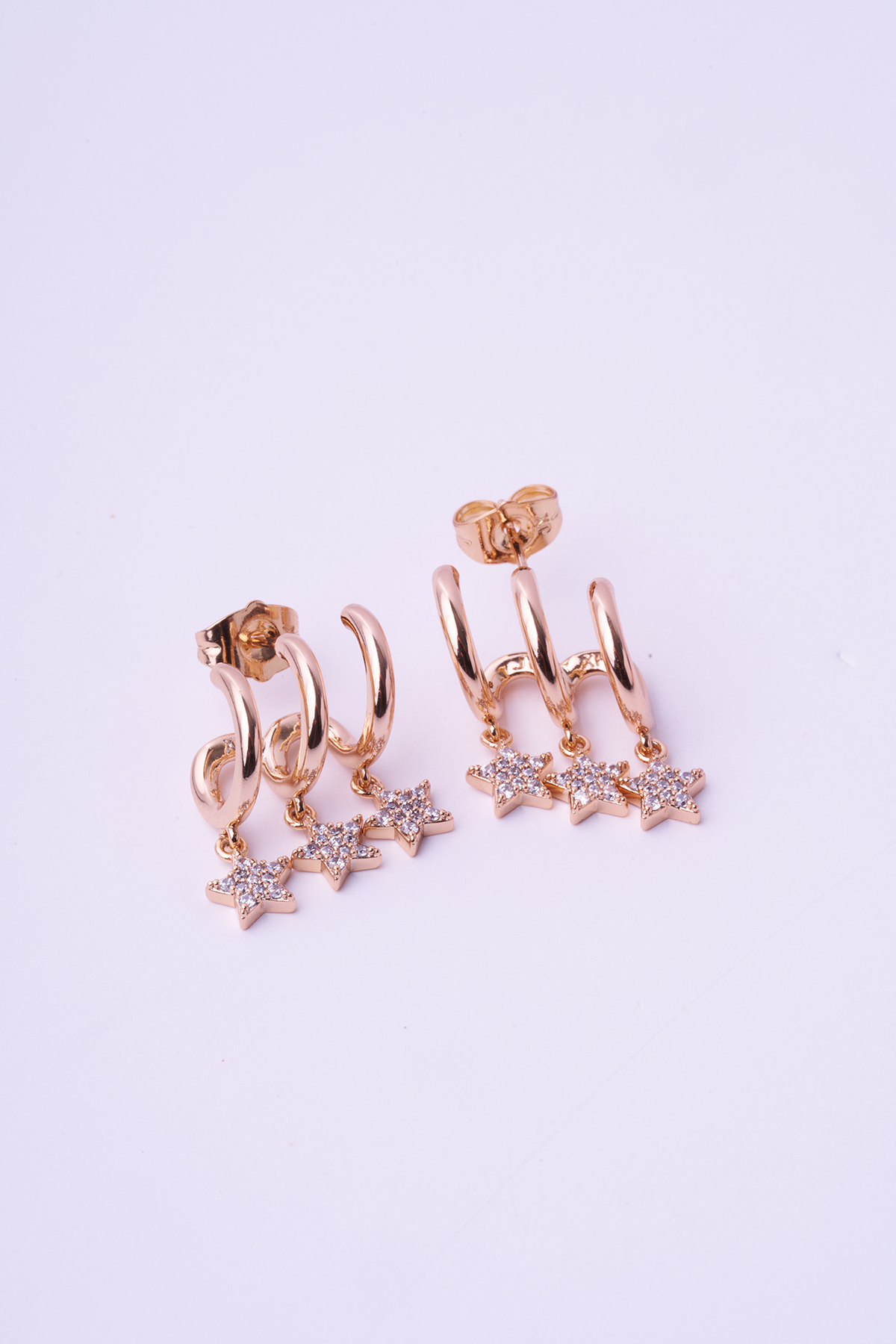 Three Stars Sallantılı Xuping Küpe