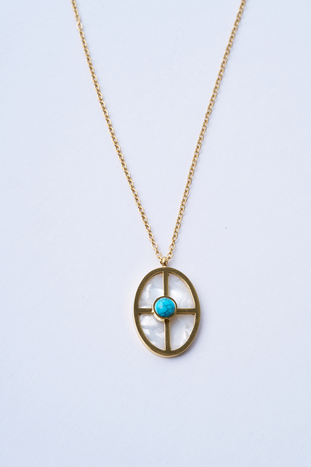 Turquoise Vigor Çelik Kolye